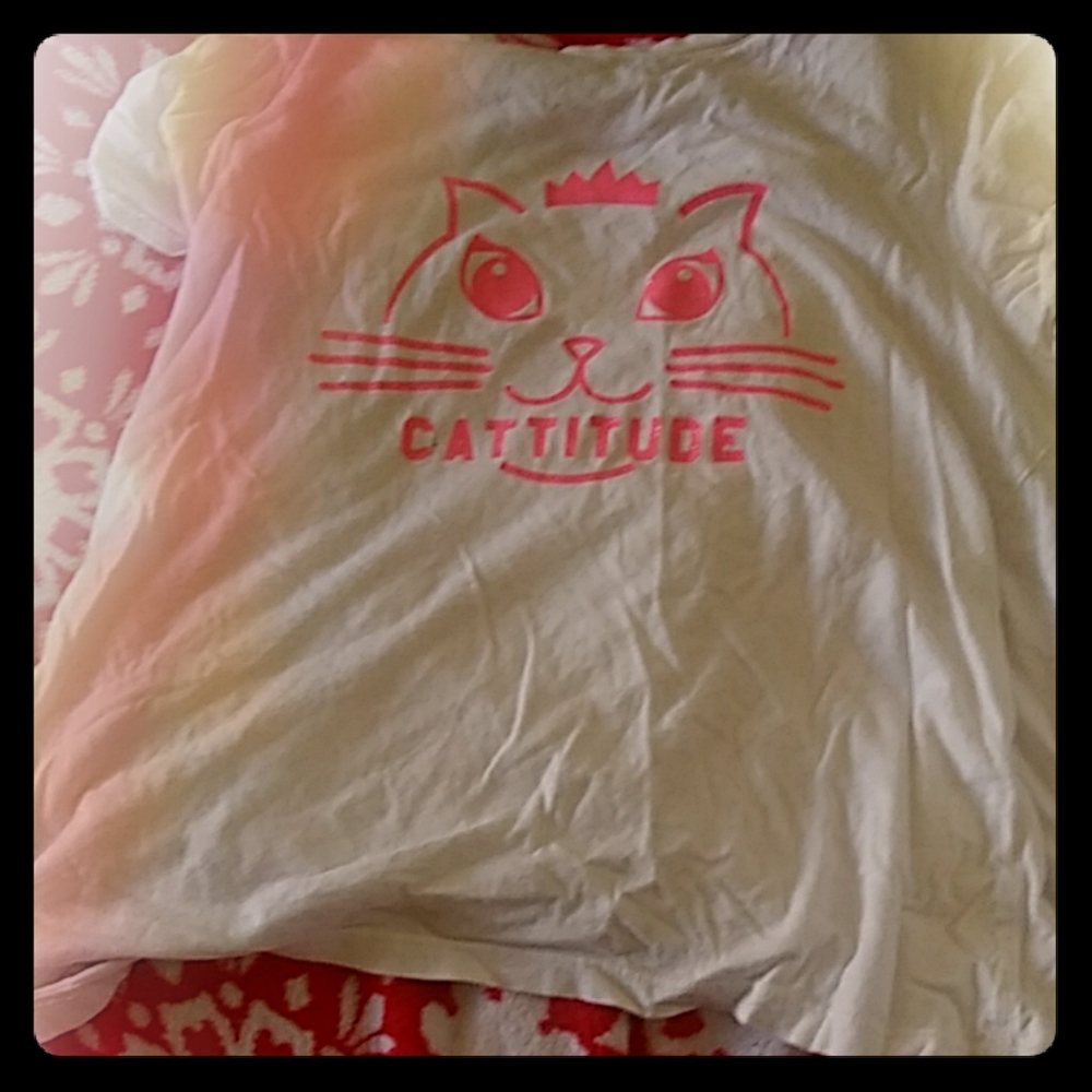 A catitude t-shirt